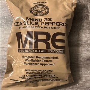 Sold!      Pepperoni Pizza MRE Meal